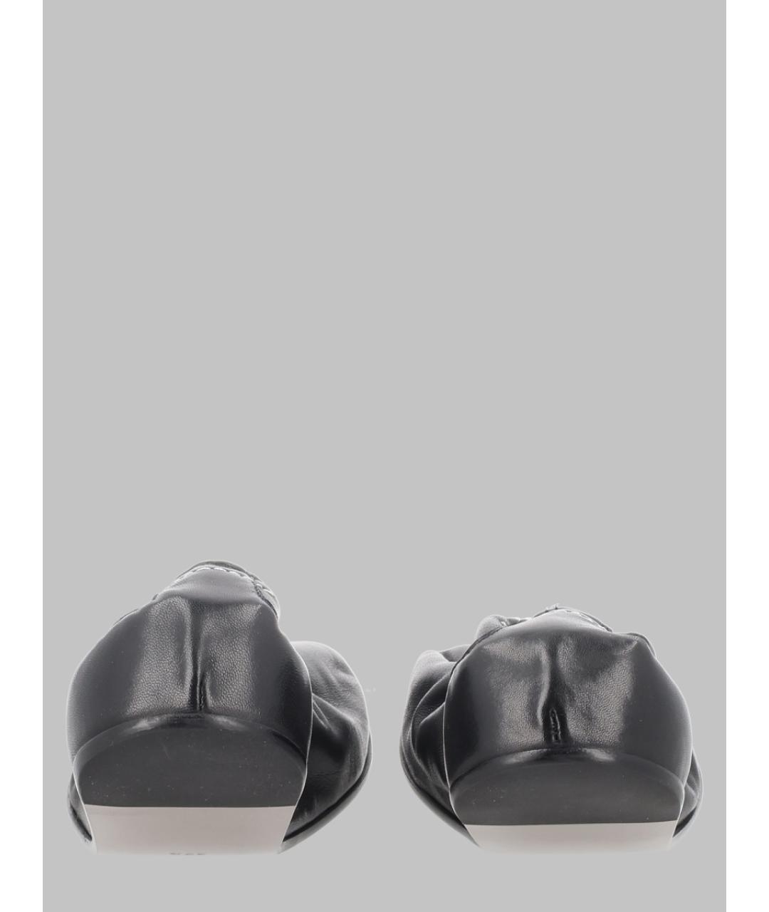 MM6 MAISON MARGIELA Черные кожаные балетки, фото 3