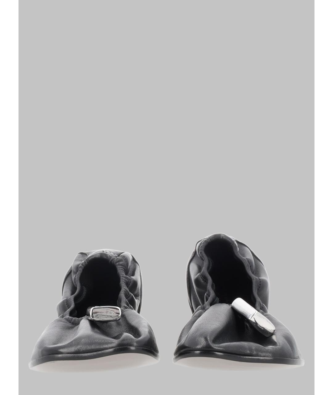MM6 MAISON MARGIELA Черные кожаные балетки, фото 2