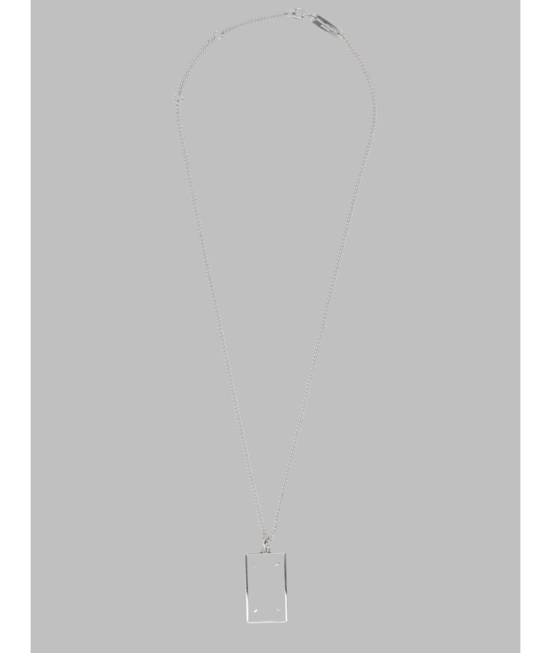 MAISON MARGIELA Серебряная металлическая цепочка, фото 2
