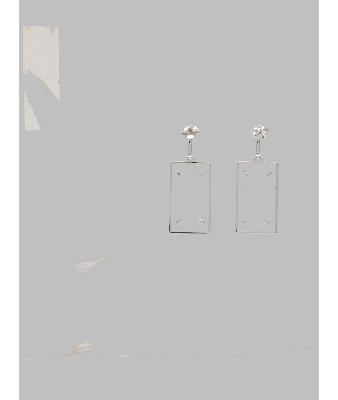 MAISON MARGIELA Серебряные металлические серьги, фото 2