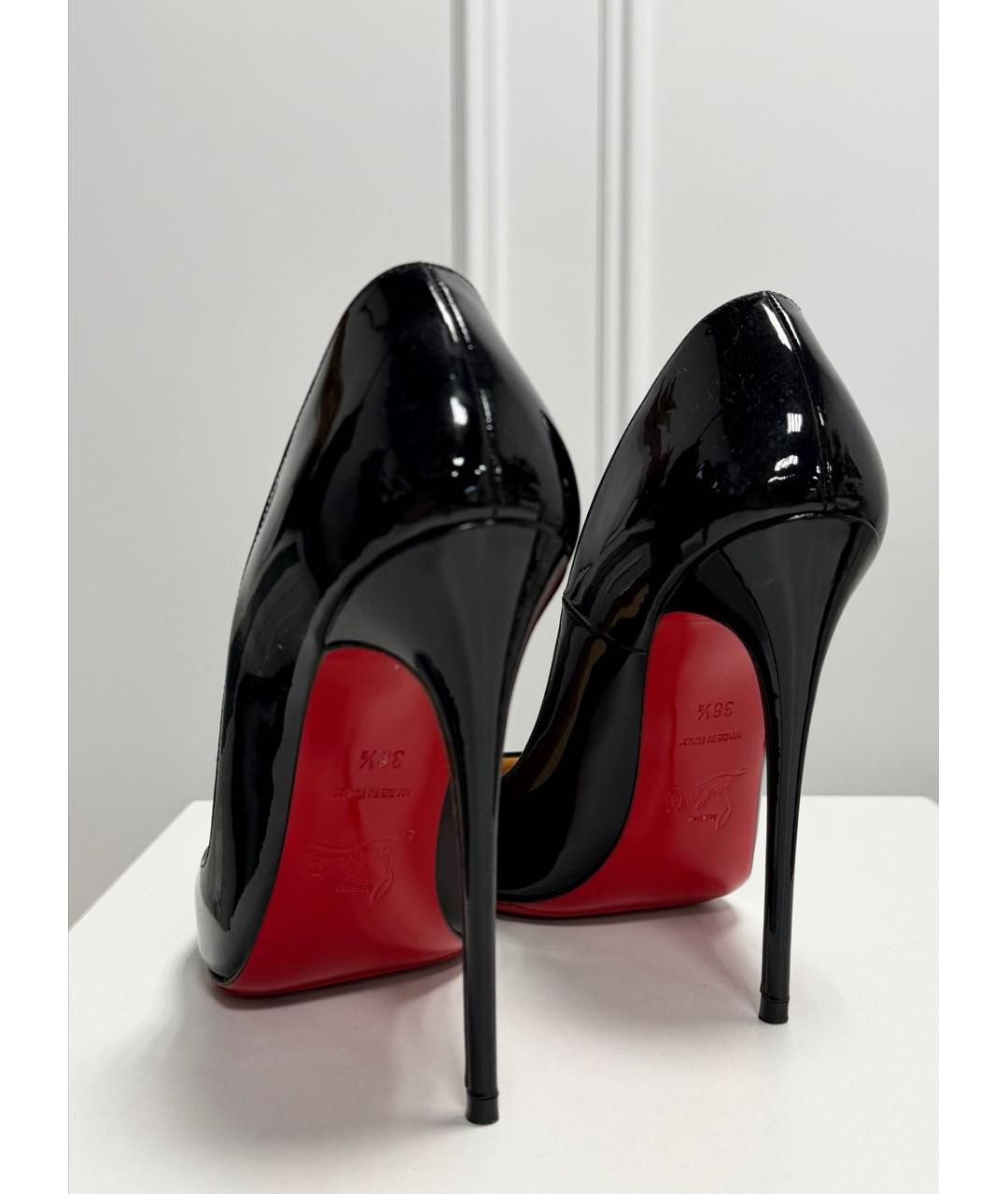 CHRISTIAN DIOR Черные туфли из лакированной кожи, фото 2