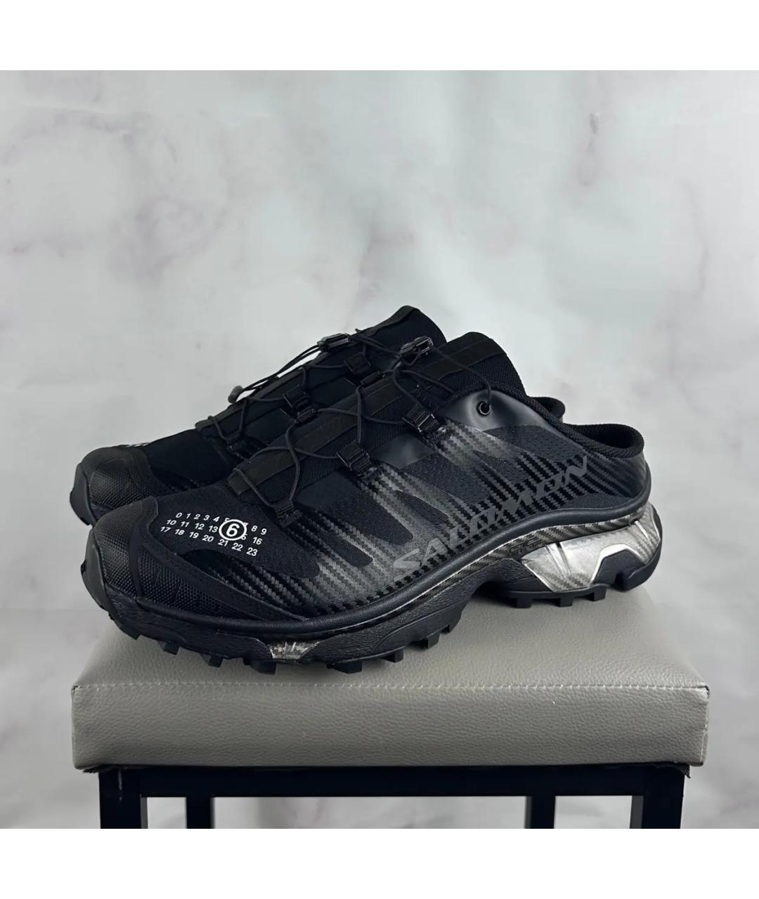 MM6 MAISON MARGIELA Черные низкие кроссовки / кеды, фото 3