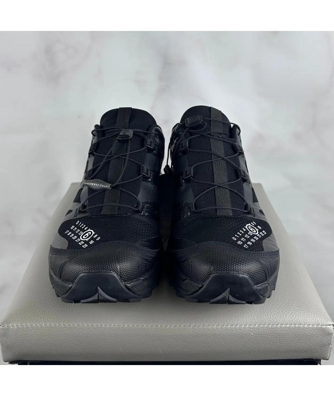 MM6 MAISON MARGIELA Черные низкие кроссовки / кеды, фото 2