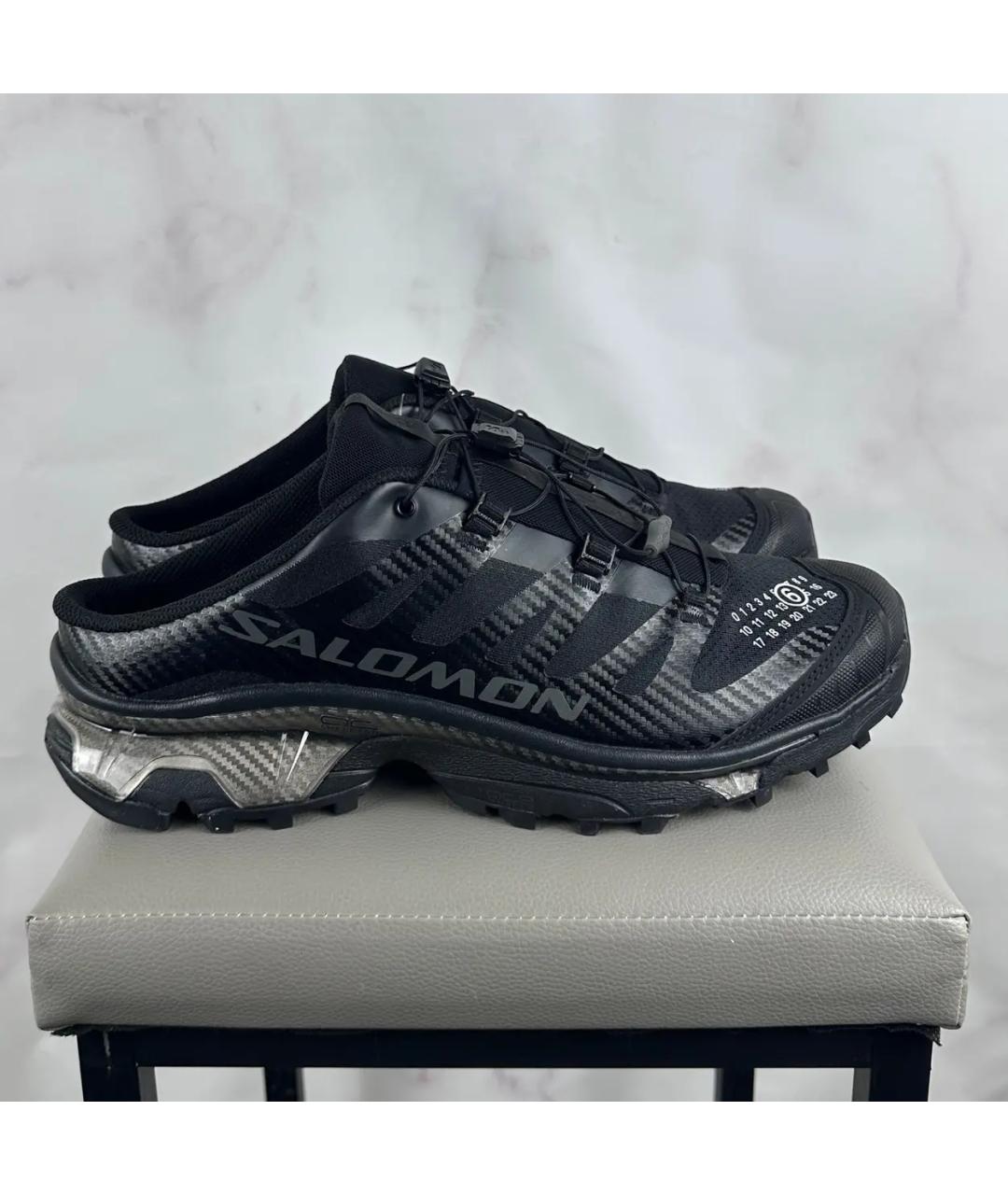 MM6 MAISON MARGIELA Черные низкие кроссовки / кеды, фото 4
