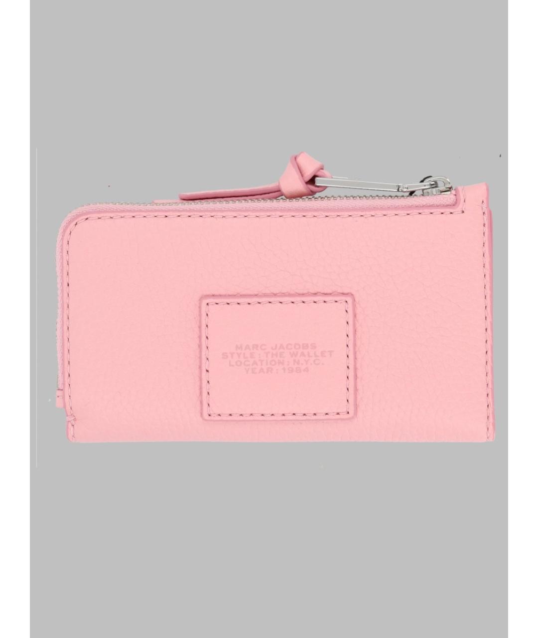 MARC JACOBS Розовый кожаный кошелек, фото 2