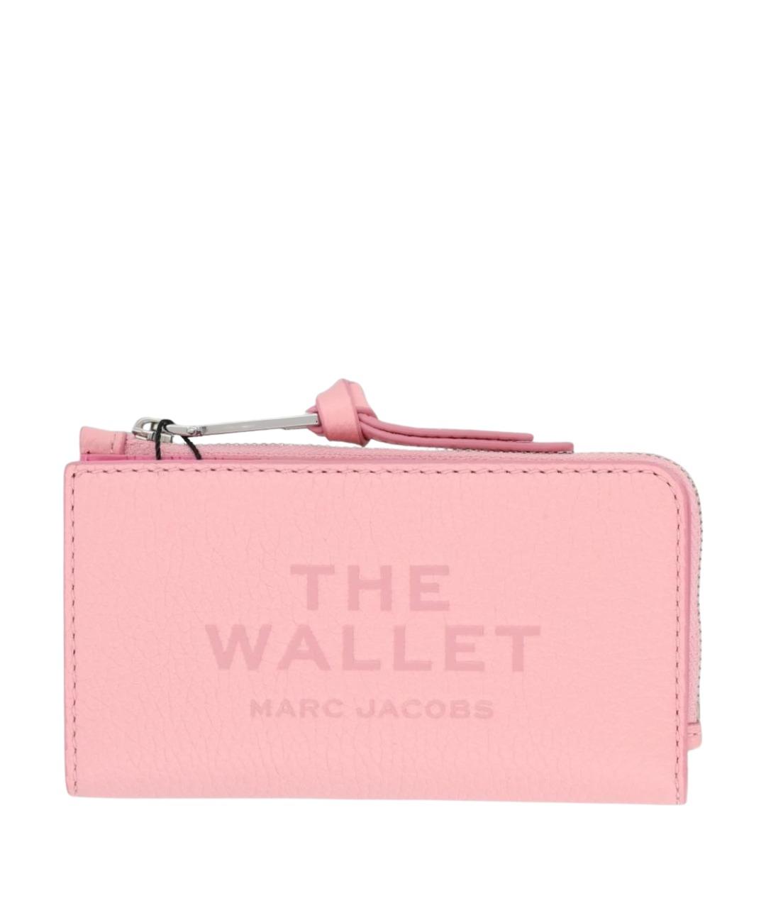 MARC JACOBS Розовый кожаный кошелек, фото 1