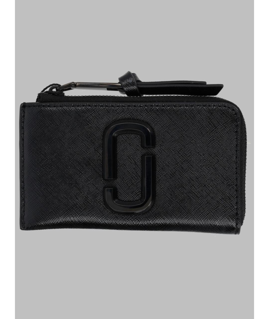 MARC JACOBS Черный кожаный кошелек, фото 1