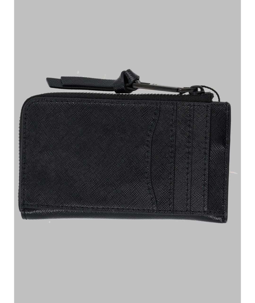 MARC JACOBS Черный кожаный кошелек, фото 2