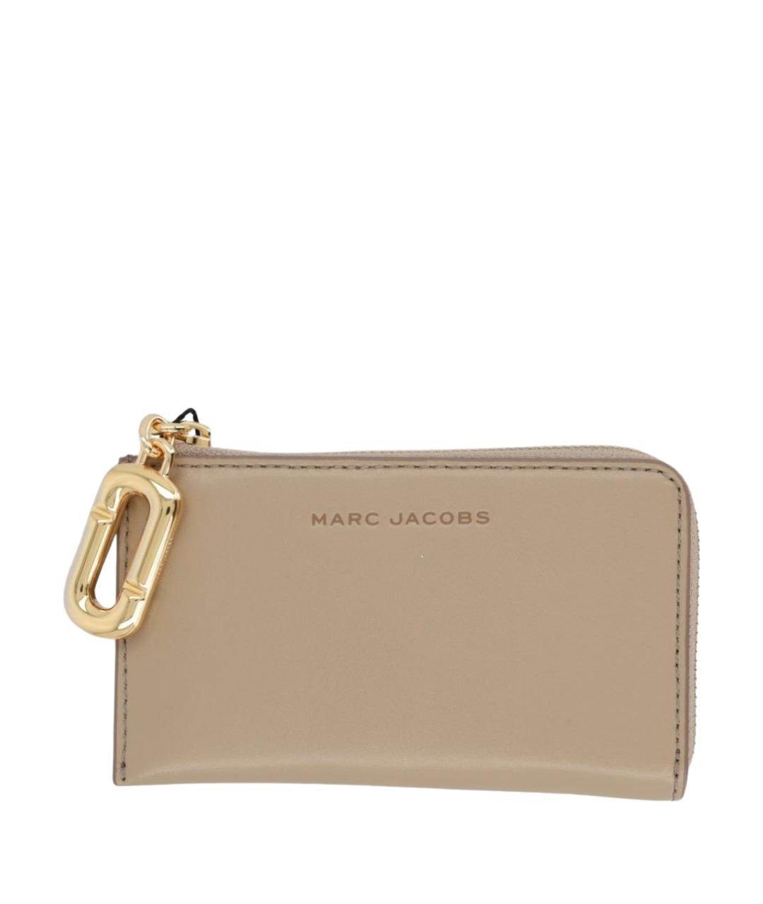MARC JACOBS Бежевый кожаный кошелек, фото 1