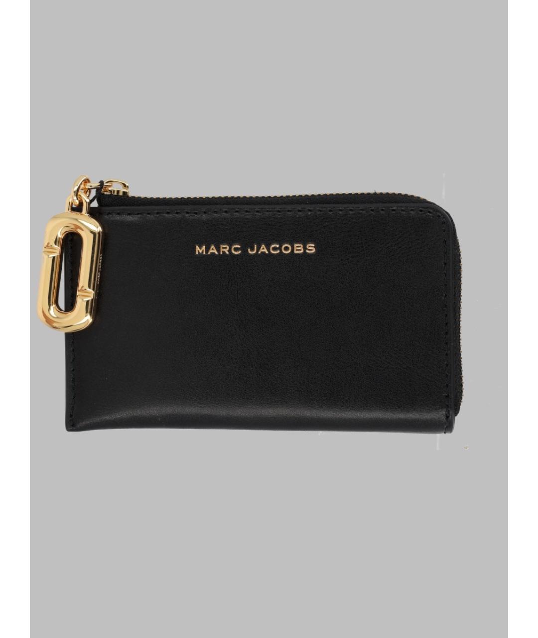 MARC JACOBS Черный кожаный кошелек, фото 3