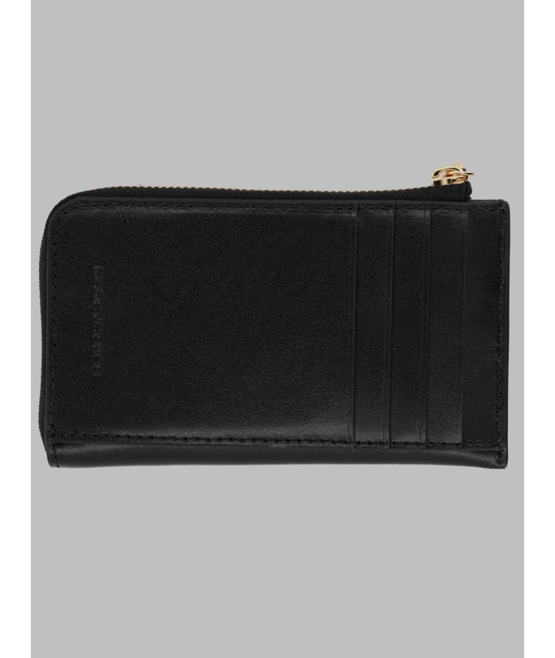 MARC JACOBS Черный кожаный кошелек, фото 2