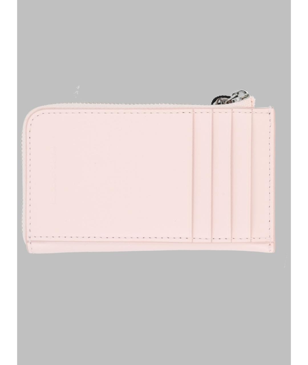 MARC JACOBS Розовый кожаный кошелек, фото 2