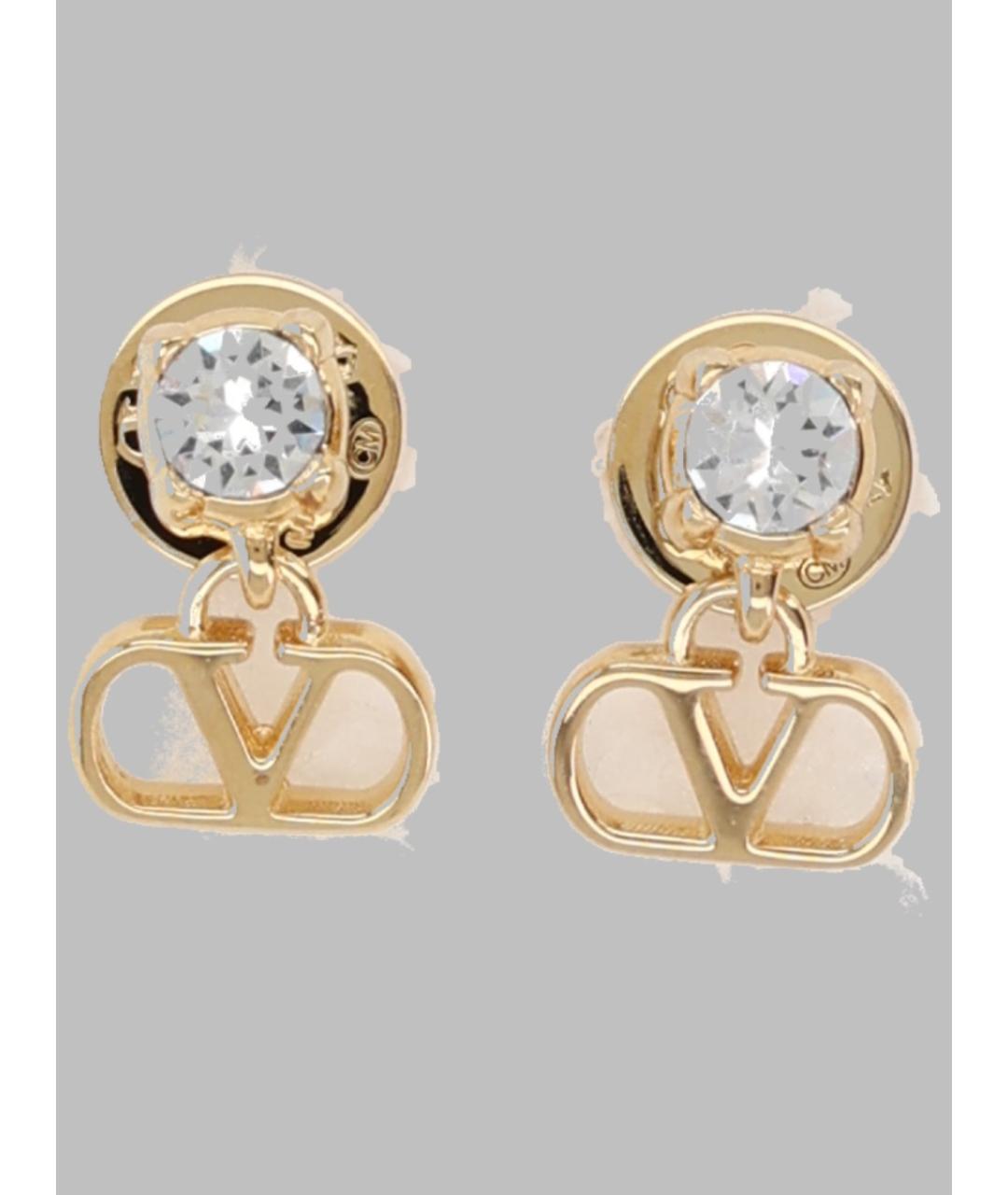VALENTINO Золотые латунные серьги, фото 3