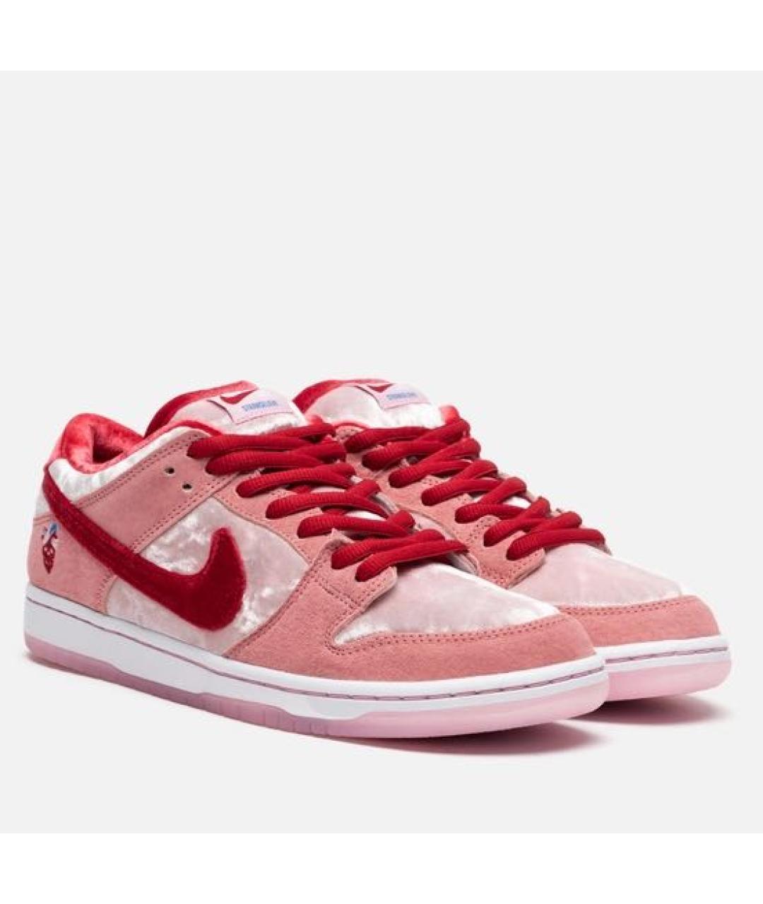 NIKE Розовые бархатные кроссовки, фото 2