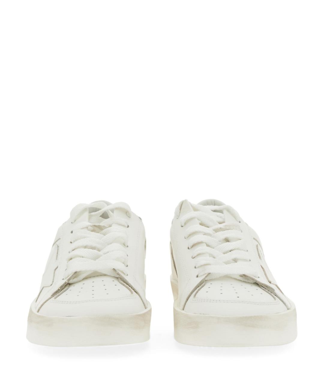 GOLDEN GOOSE Белые кожаные кеды, фото 7