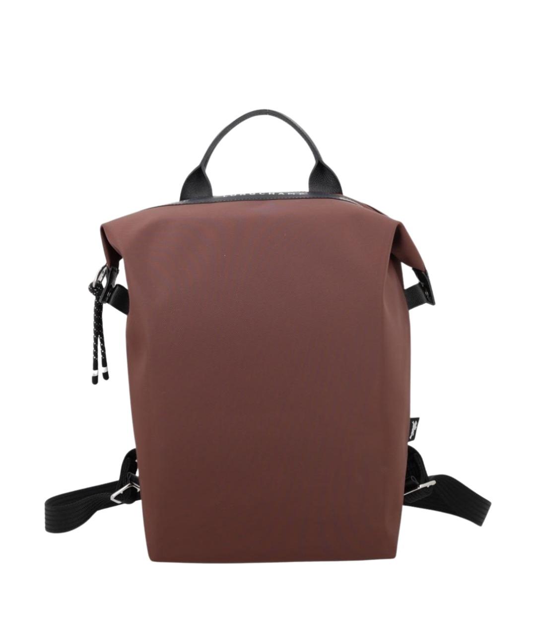 LONGCHAMP Коричневый синтетический рюкзак, фото 1