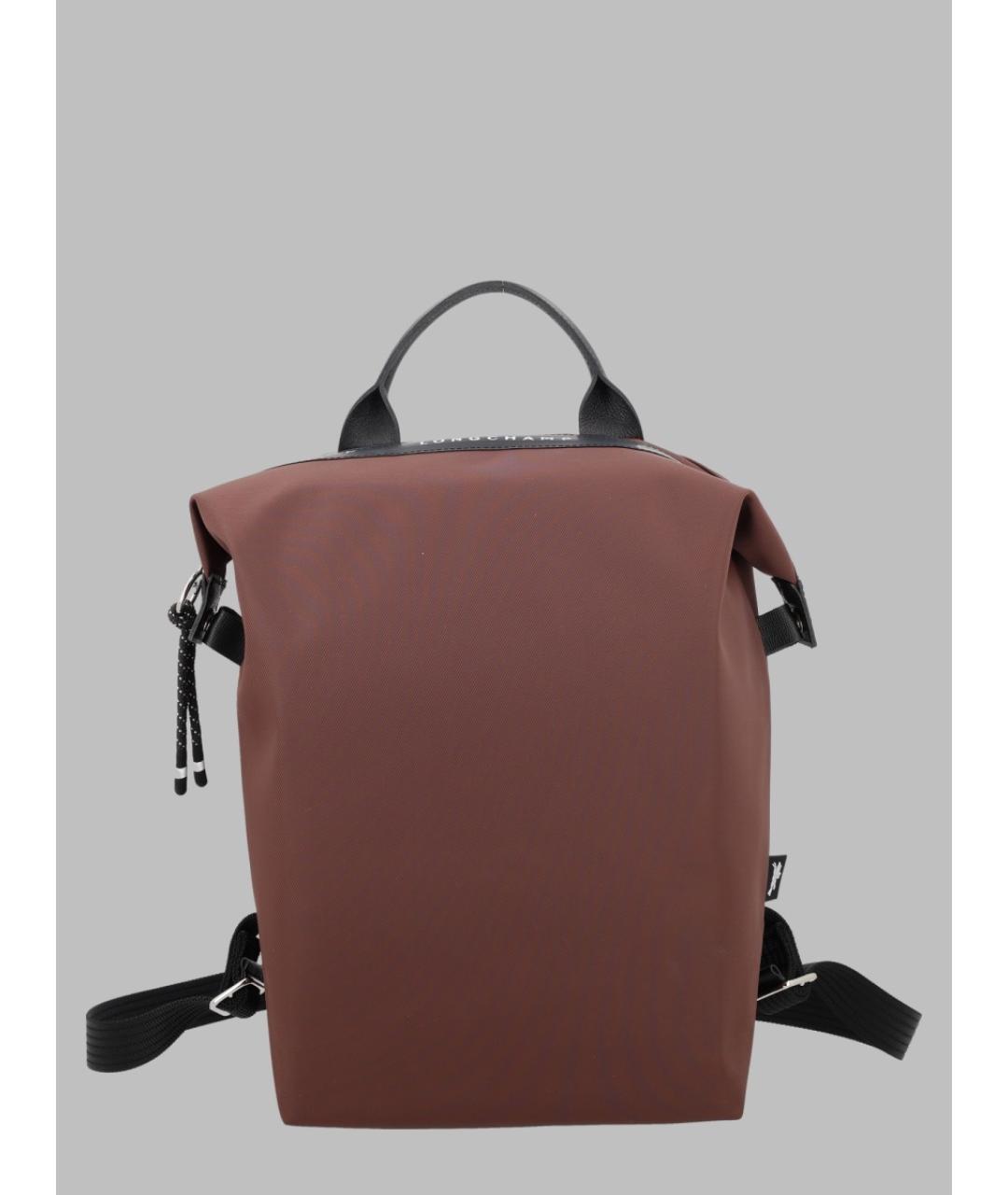 LONGCHAMP Коричневый синтетический рюкзак, фото 3