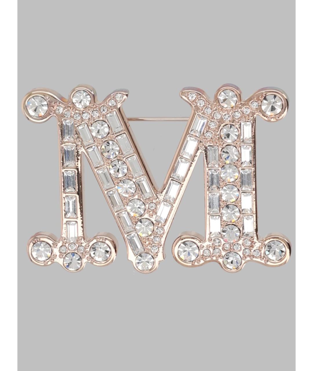 MAX MARA Золотая металлическая булавка / брошь, фото 3