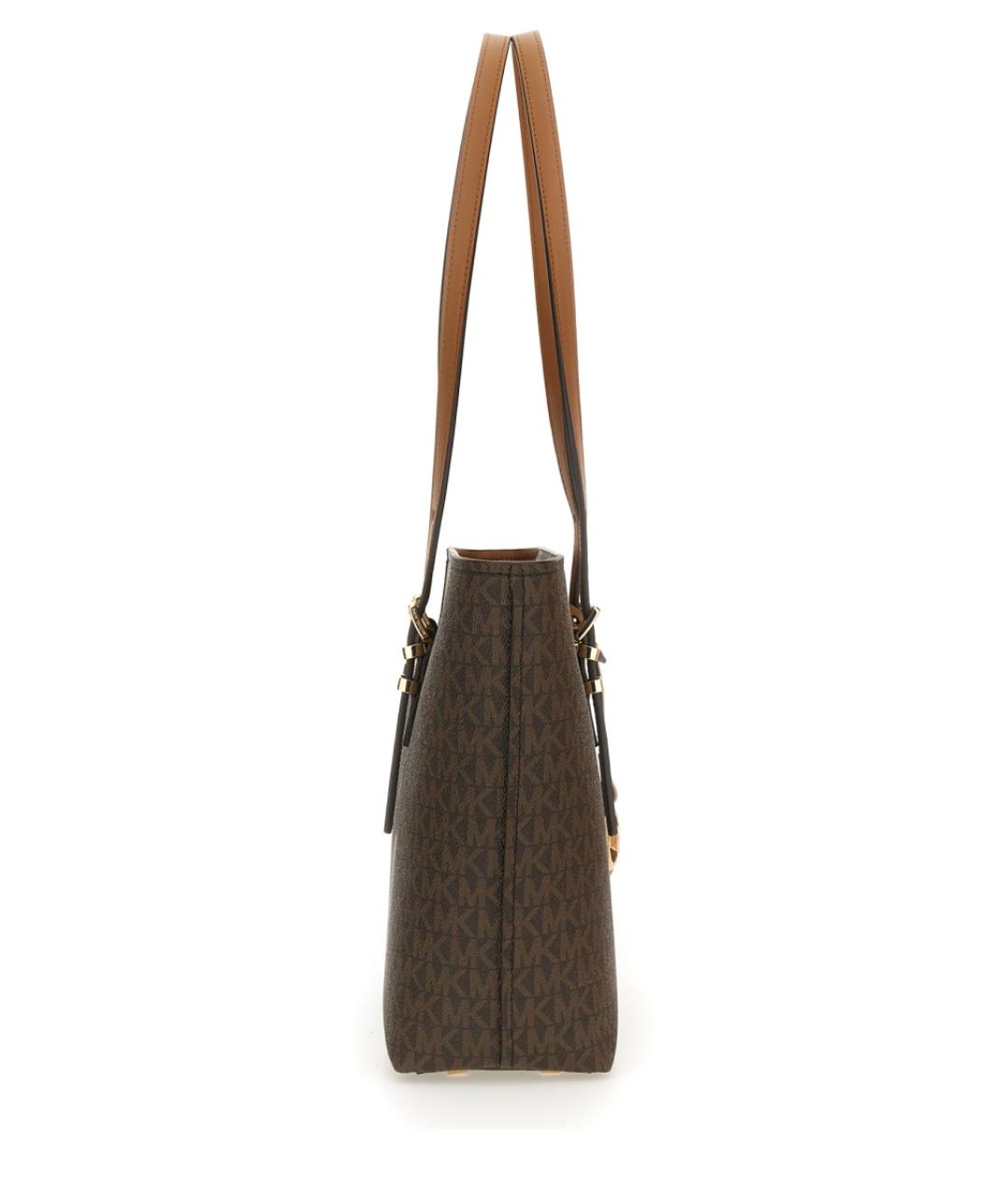 MICHAEL KORS Коричневая синтетическая сумка тоут, фото 3