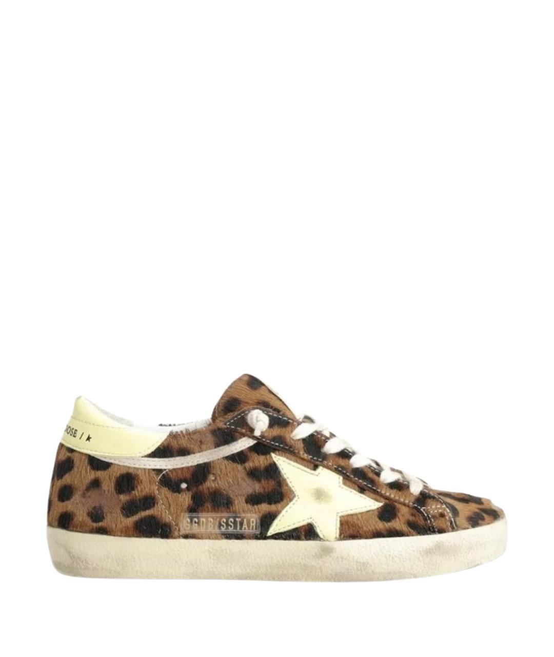GOLDEN GOOSE Мульти кожаные кеды, фото 1