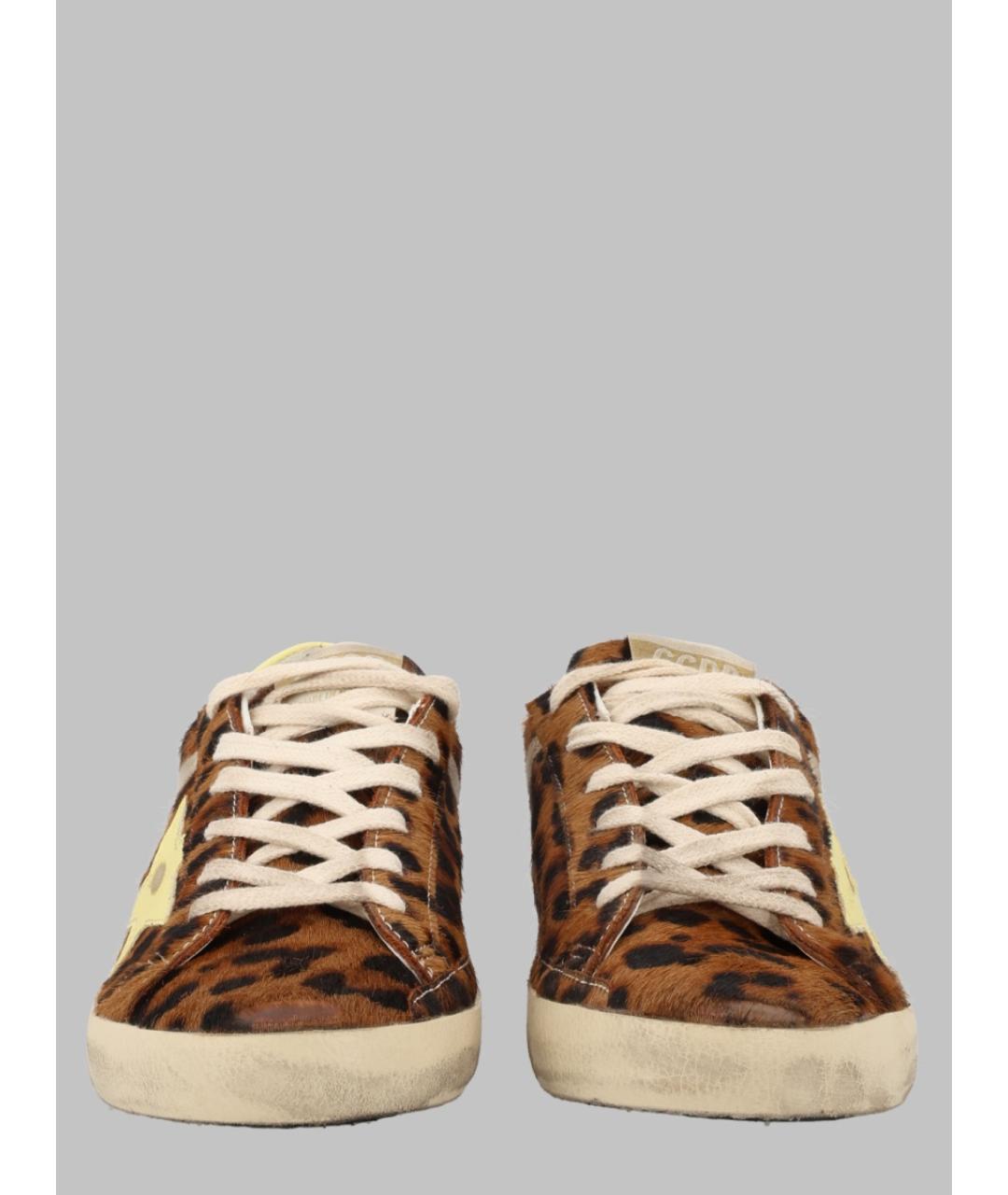 GOLDEN GOOSE Мульти кожаные кеды, фото 2