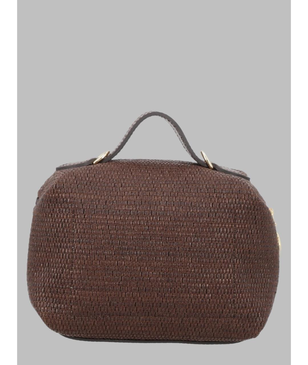 LONGCHAMP Коричневая хлопковая сумка через плечо, фото 2