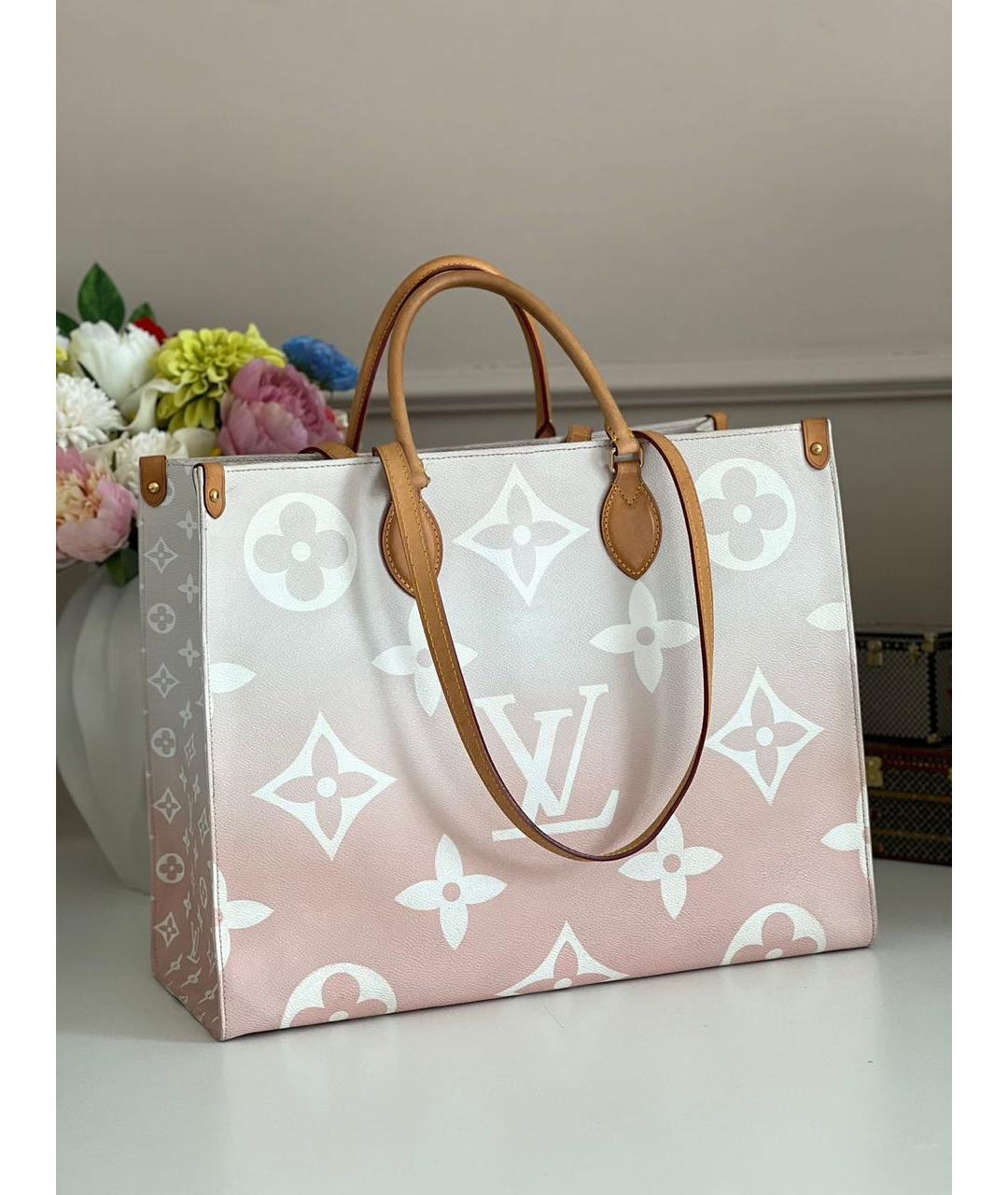 LOUIS VUITTON Кожаная сумка тоут, фото 9