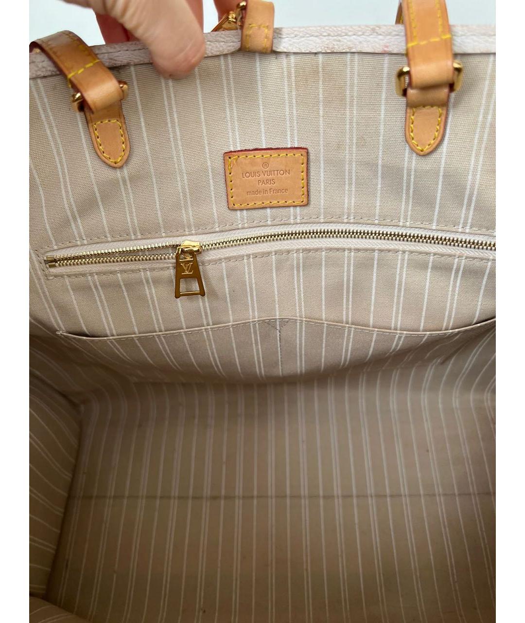 LOUIS VUITTON Кожаная сумка тоут, фото 8