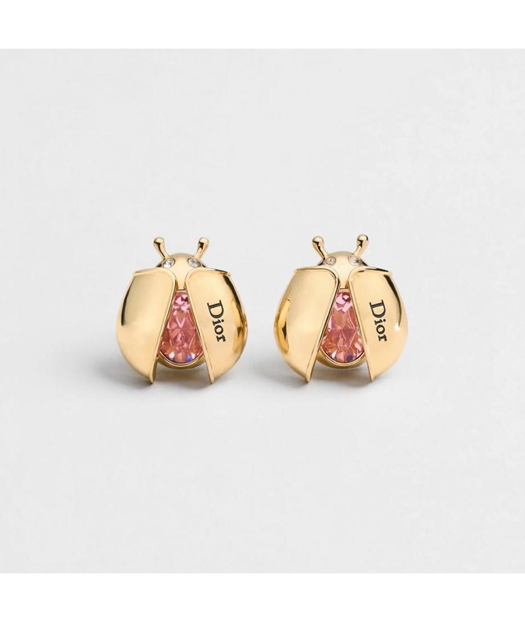 CHRISTIAN DIOR Золотые серьги, фото 4