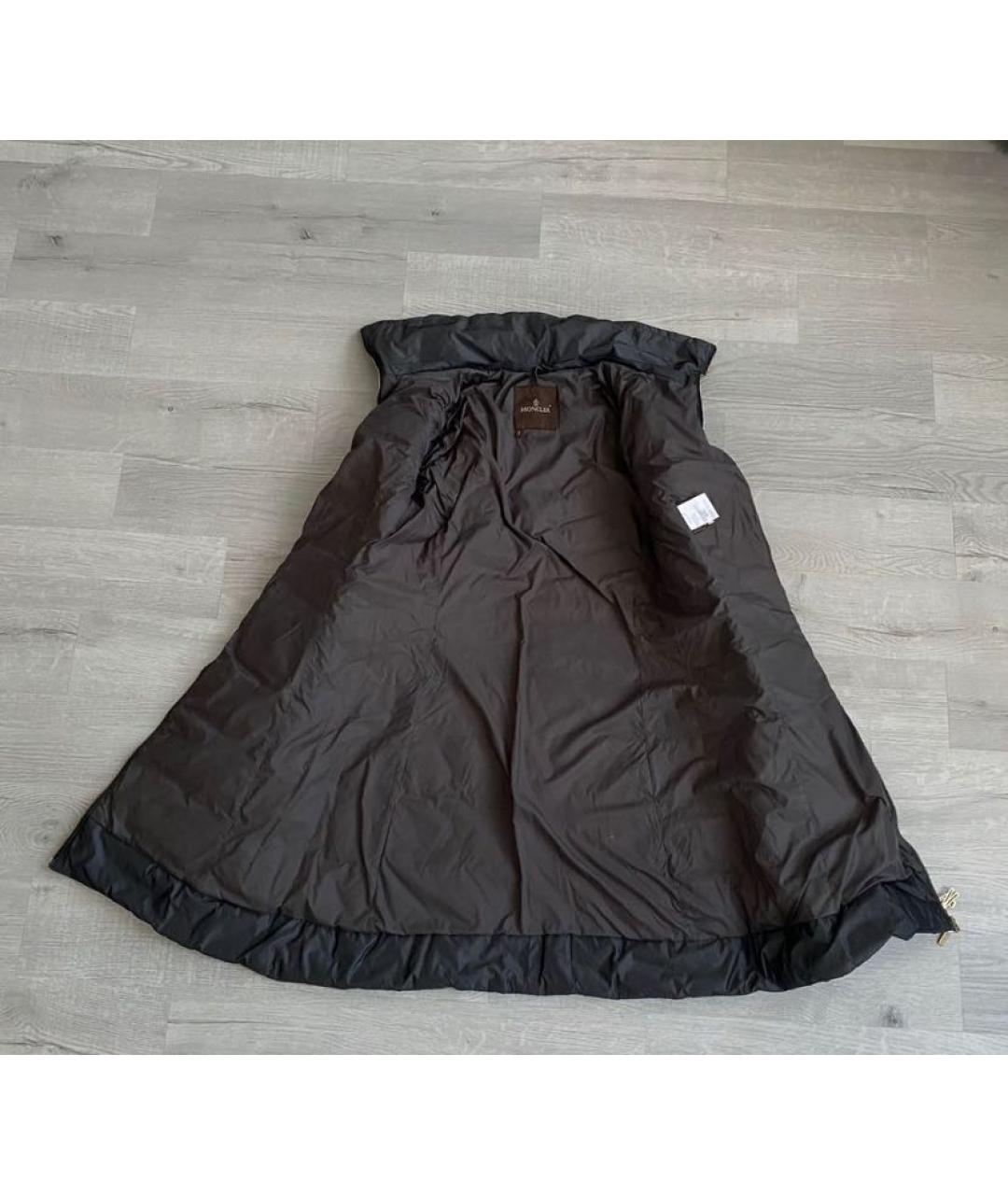 MONCLER Антрацитовая полиамидовая куртка, фото 2