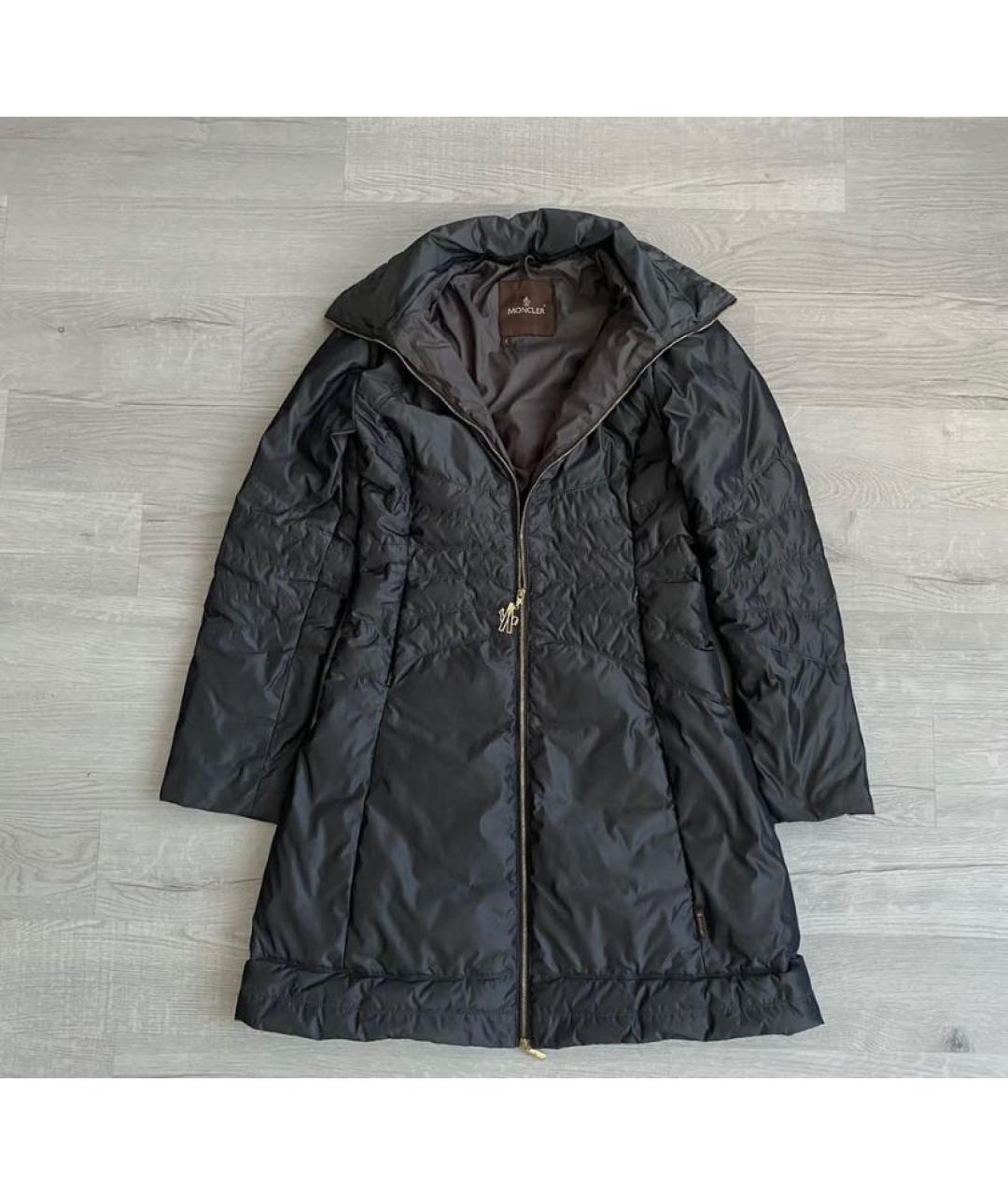 MONCLER Антрацитовая полиамидовая куртка, фото 9