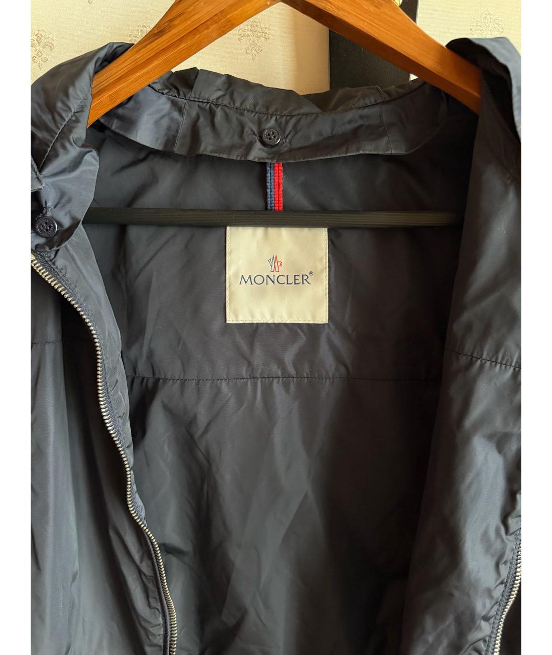 MONCLER Темно-синяя куртка, фото 3