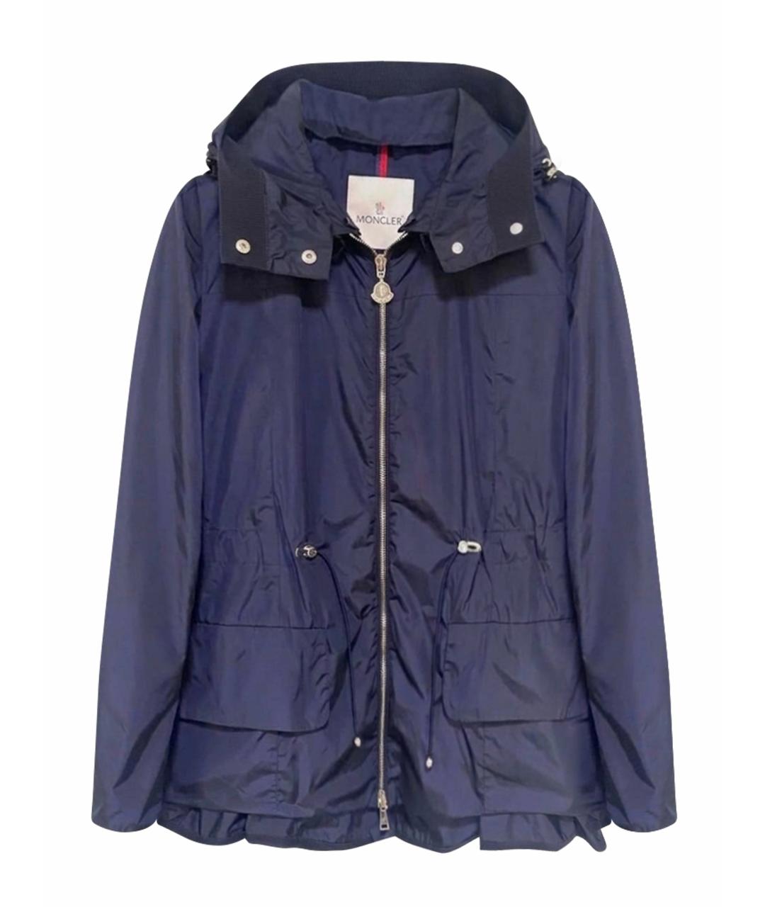 MONCLER Темно-синяя куртка, фото 1