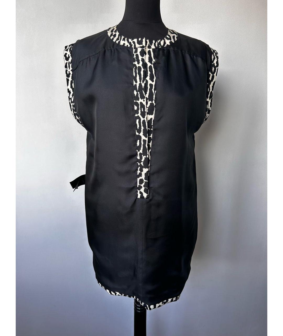 SAINT LAURENT Черное шерстяное коктейльное платье, фото 8