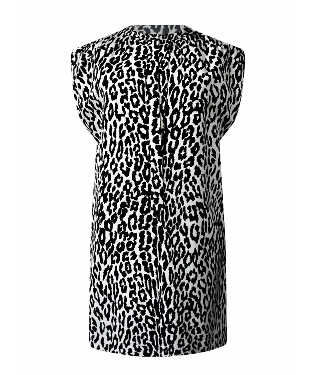 SAINT LAURENT Черное шерстяное коктейльное платье, фото 1