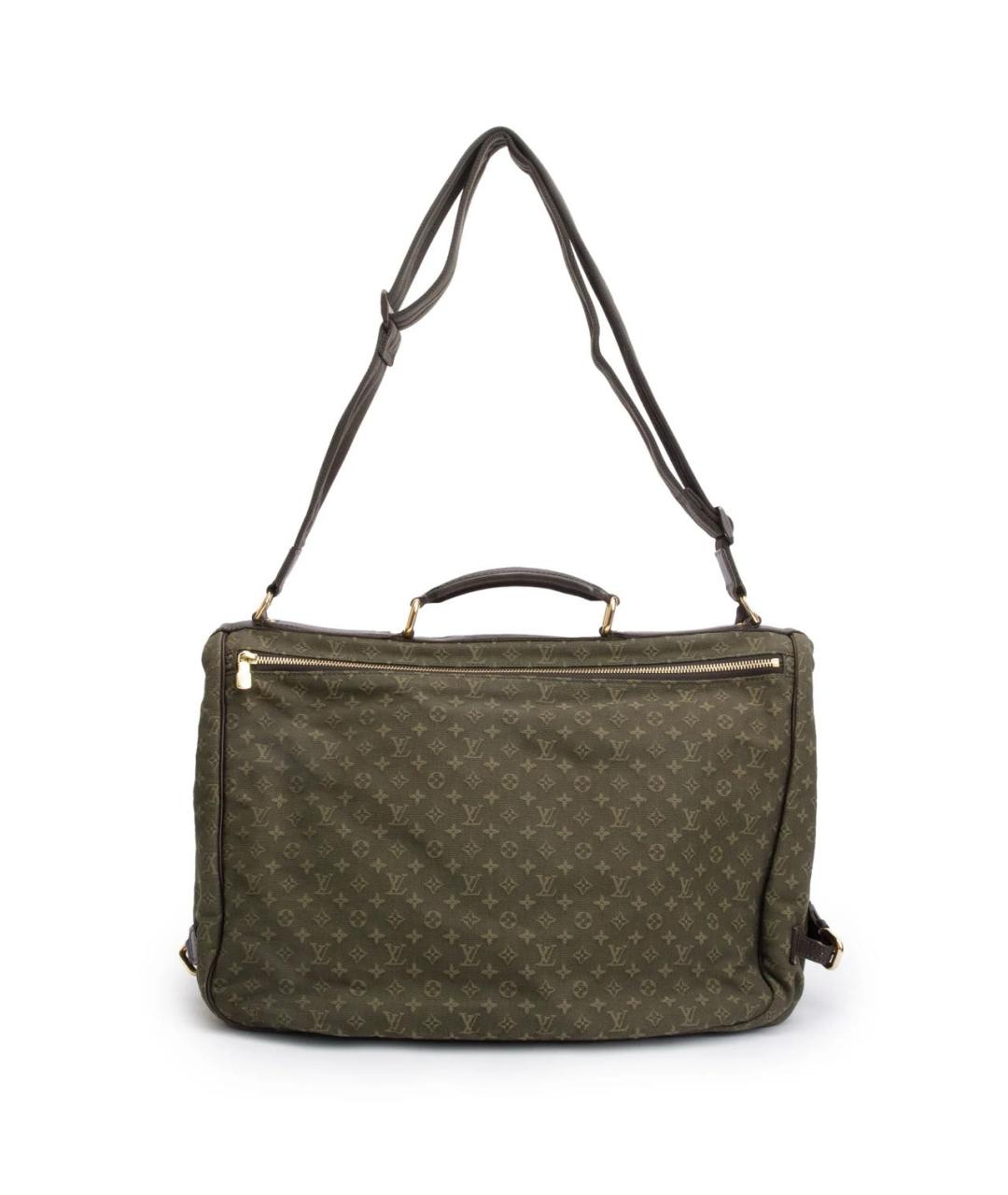 LOUIS VUITTON Зеленая кожаная сумка через плечо, фото 2