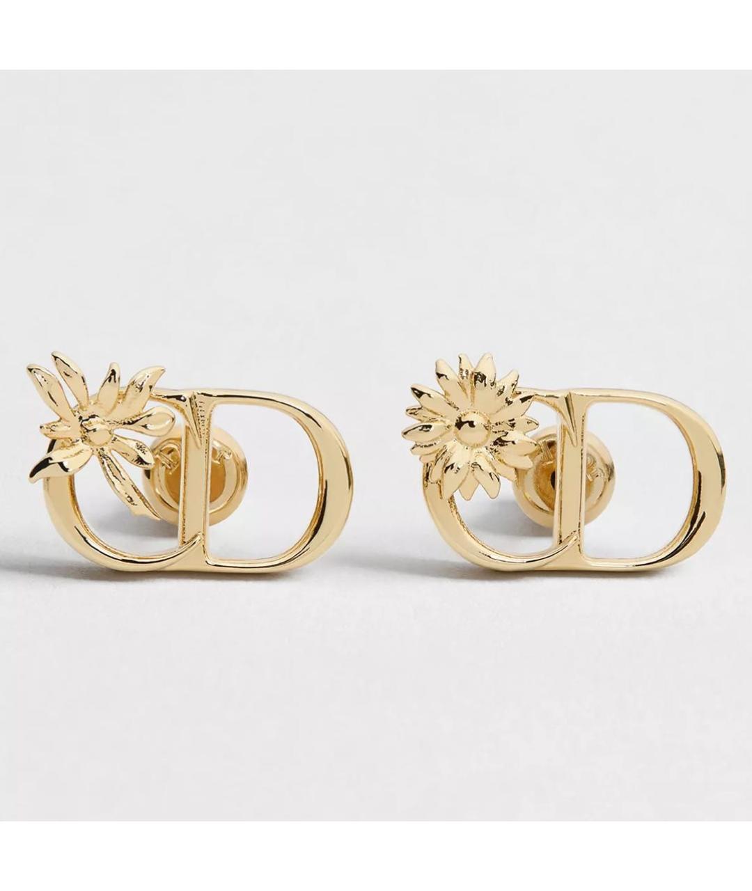 CHRISTIAN DIOR Золотые серьги, фото 4