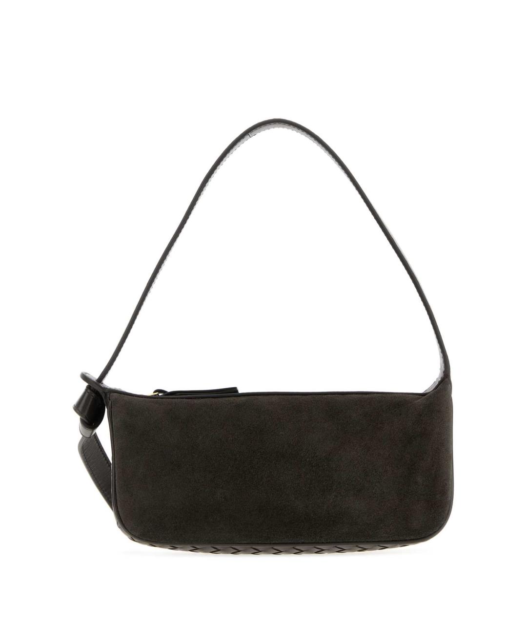 BOTTEGA VENETA Коричневая замшевая сумка через плечо, фото 1