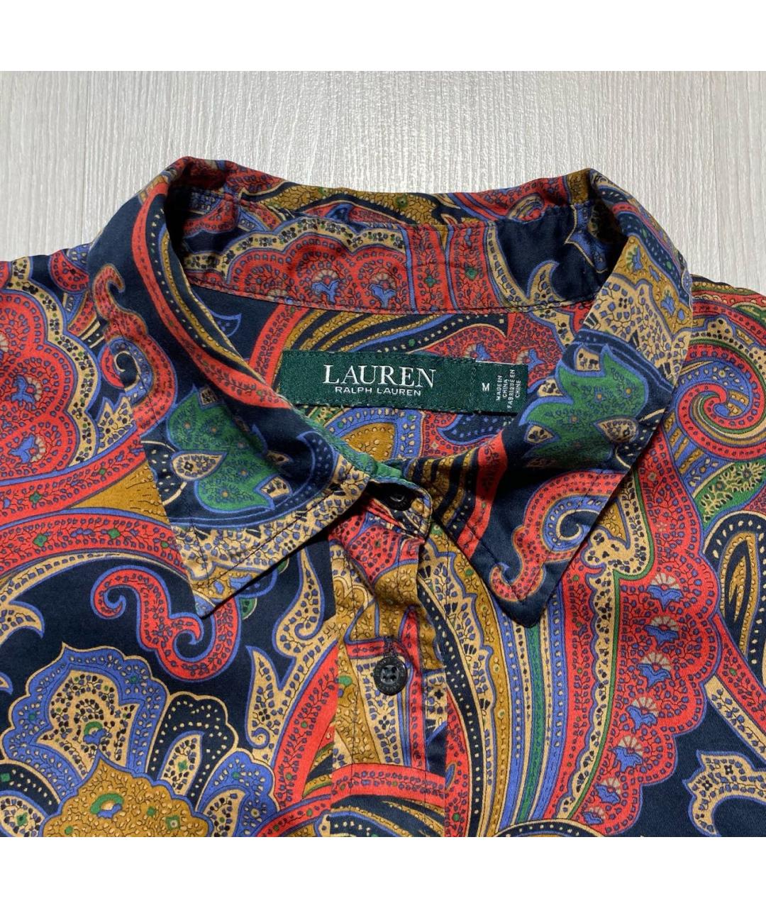 RALPH LAUREN Мульти хлопковая рубашка, фото 4