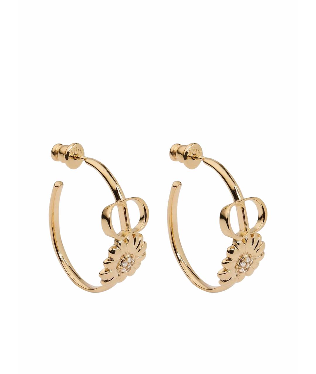 CHRISTIAN DIOR Золотые серьги, фото 1