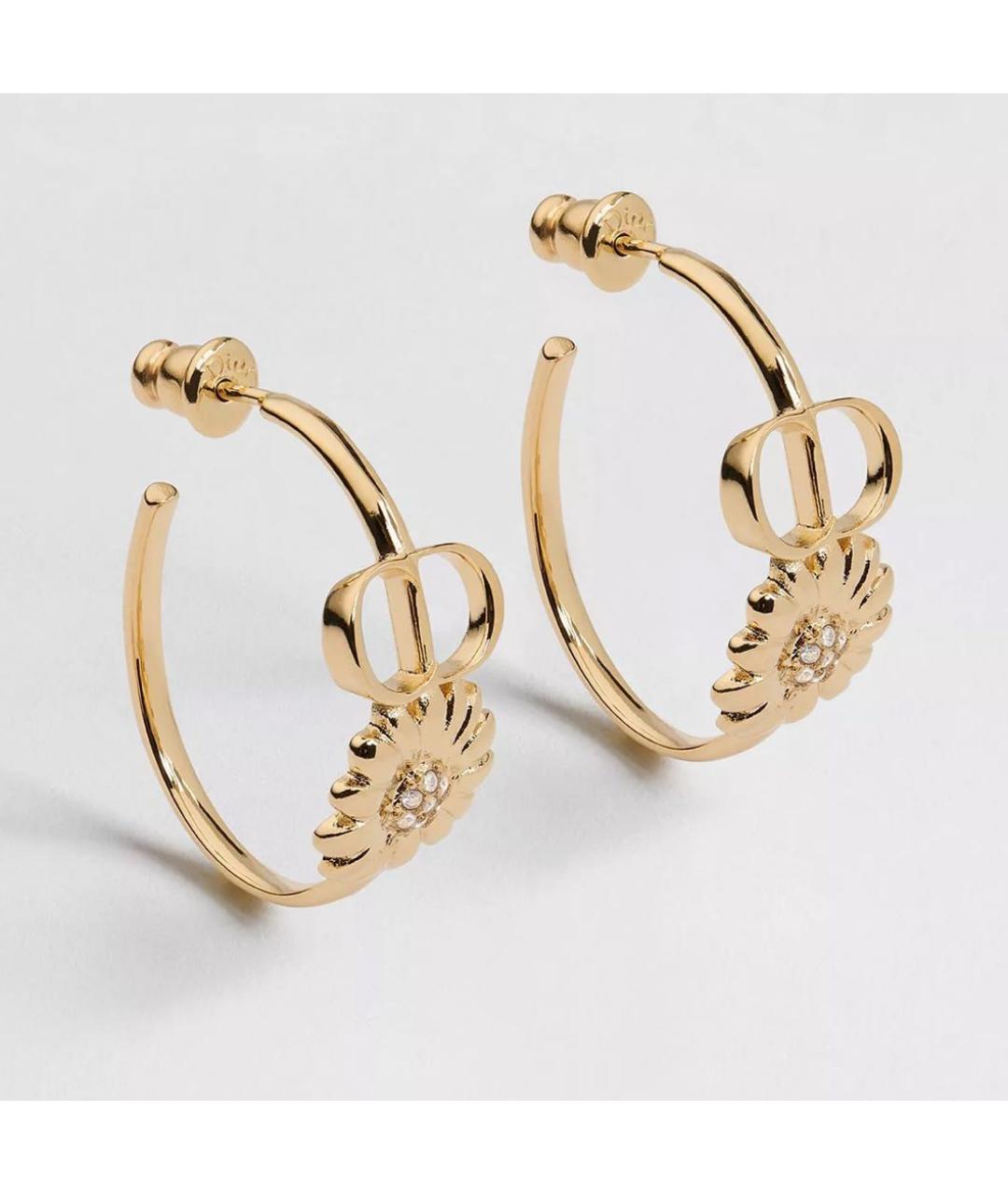 CHRISTIAN DIOR Золотые серьги, фото 4