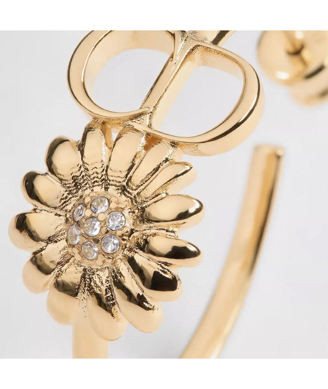 CHRISTIAN DIOR Золотые серьги, фото 2