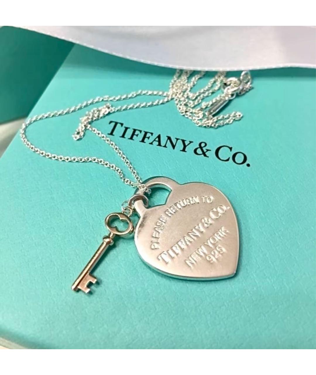 TIFFANY&CO Серебряный серебряный кулон, фото 5