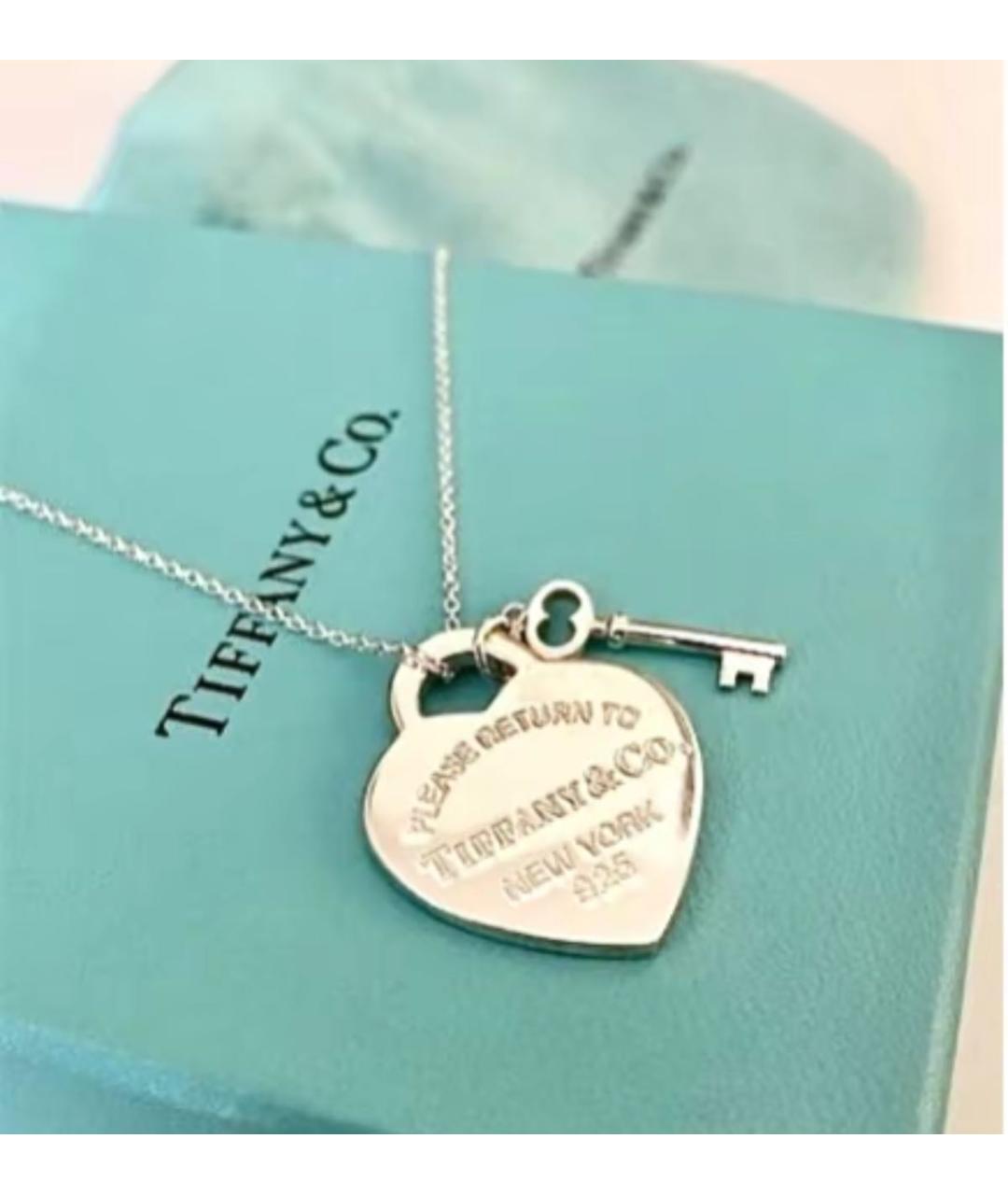 TIFFANY&CO Серебряный серебряный кулон, фото 6