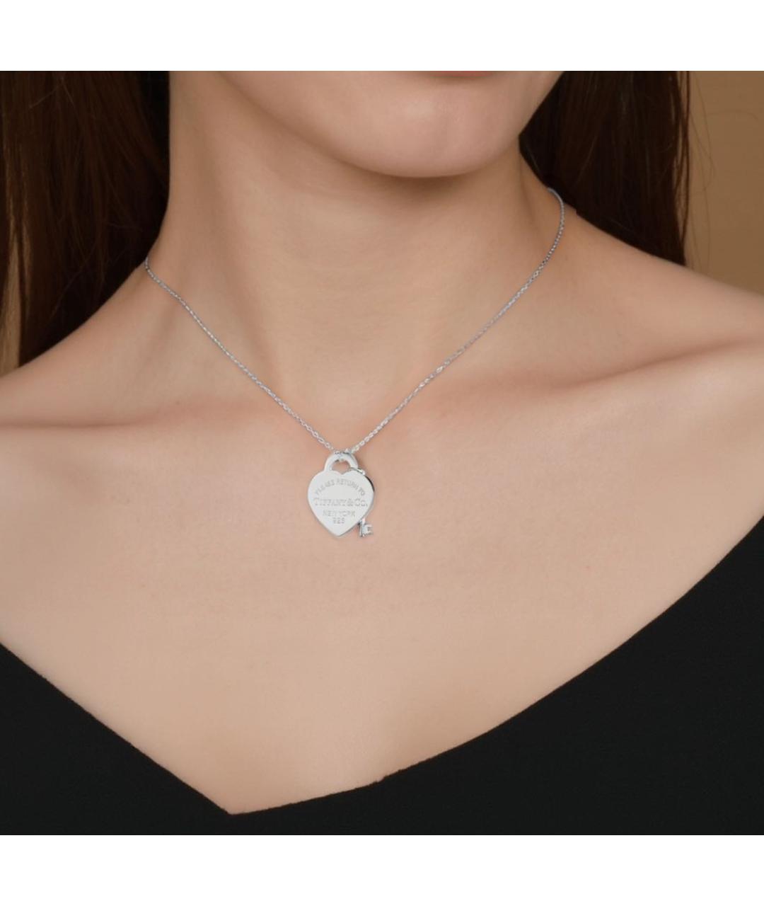 TIFFANY&CO Серебряный серебряный кулон, фото 3