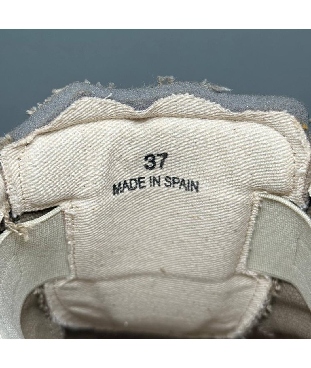 MAISON MARGIELA Бежевые сабо, фото 7
