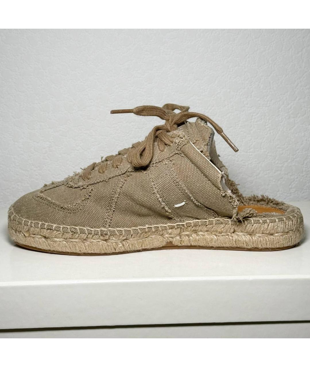 MAISON MARGIELA Бежевые сабо, фото 6
