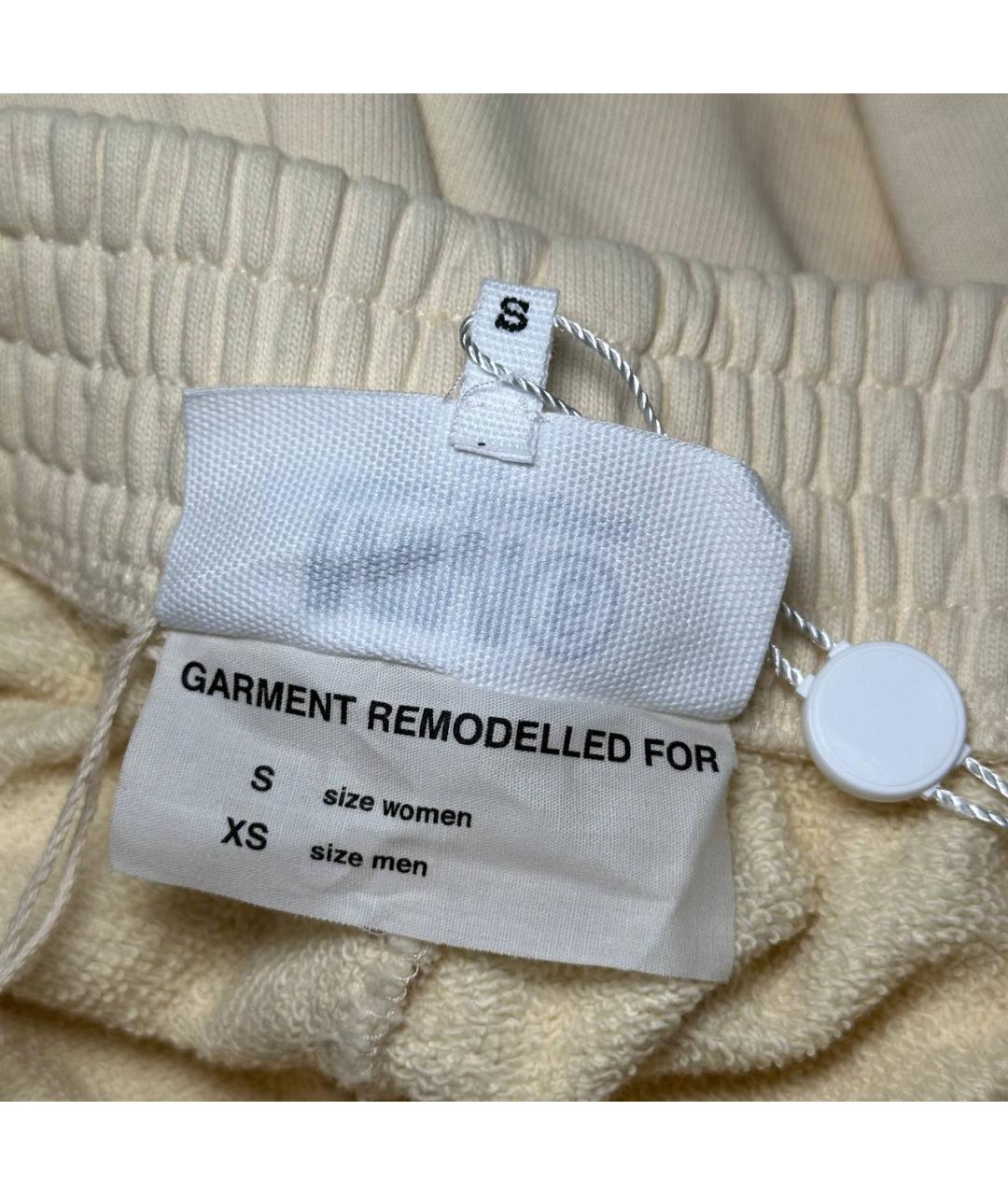 MM6 MAISON MARGIELA Бежевые брюки широкие, фото 5