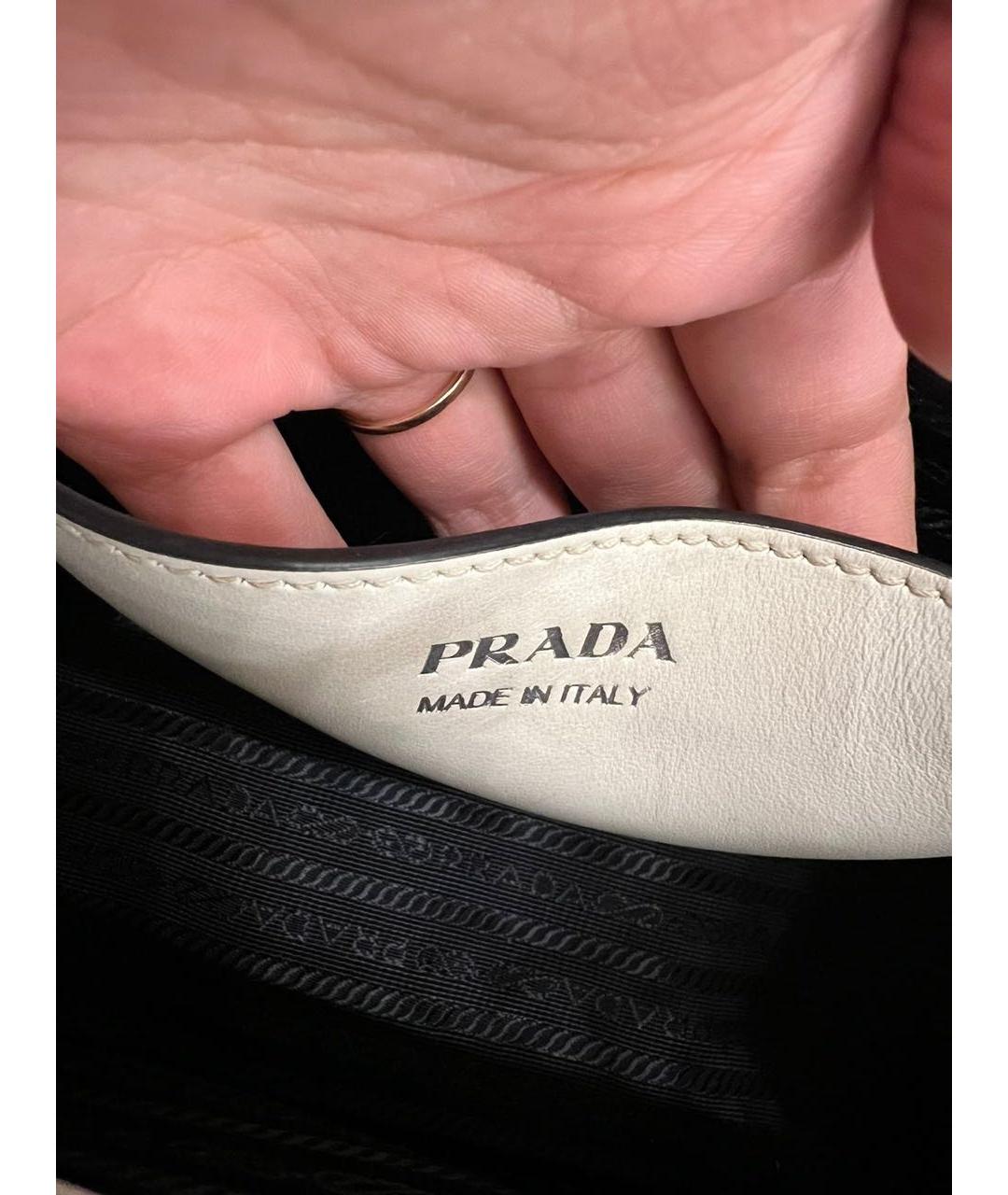PRADA Кожаная сумка через плечо, фото 8