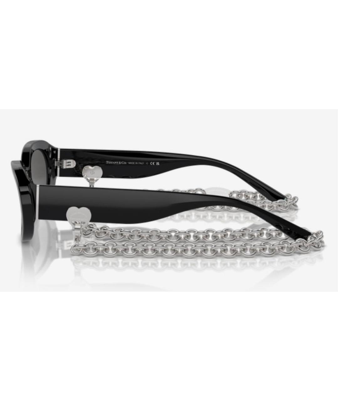 TIFFANY&CO Черные пластиковые солнцезащитные очки, фото 3